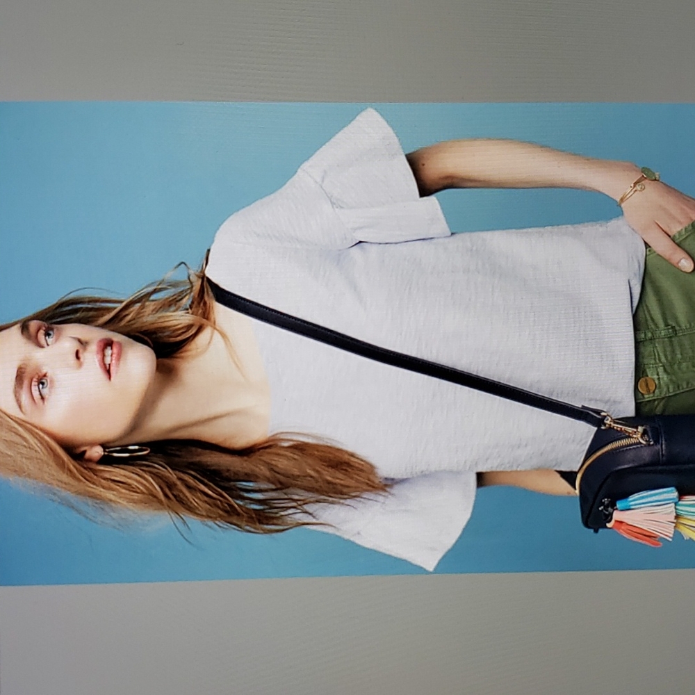 Anthropologie flutter sleeved top